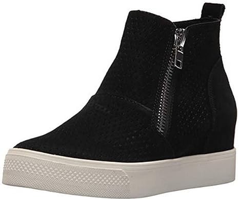 black platform sneaker boots