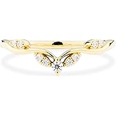 Juyoyo Eternity Ring for Women, 925 Sterling Silver Engagement Rings Stacking Ring Top Grade Moissanite Wedding Bands Promise Rings for Her Size 3-10