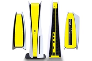 IFEEHE Side Protective Film Sticker PS5 Disk Edition Skin Sticker Decal Cover for PS5 Console (Yellow)