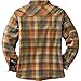 Legendary Whitetails Womens Flannel Shacket Sherpa Lined Plaid Shirt Jacket Warm Fleece, Rustic, LRG