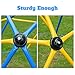 Zupapa Outdoor Geometric Dome Climber with 735LBS Weight Capability, Suitable for 1-6 Kids Climbing Frame (Yellow + Blue, 10FT)