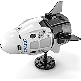 Vilbocr Dragon Spaceship Building Blocks (88 PCS) - STEM Toys for Kids Ages 6-12, Creative Construction Kit for Space Exploration, Cool Birthday Gift for Boys &amp; Girls