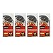 LAYOER Halloween Pumpkin LED Light Flashing Jack O Lantern Necklace Party Favors (4PACK)
