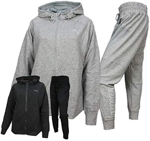 Amazon プーマ スウェット 上下 レディース トレーニングウェア パーカー ヨガ 2カラー 吸汗速乾 上下セット セットアップ Puma フィットネス トレーニング スウェット パーカー 通販
