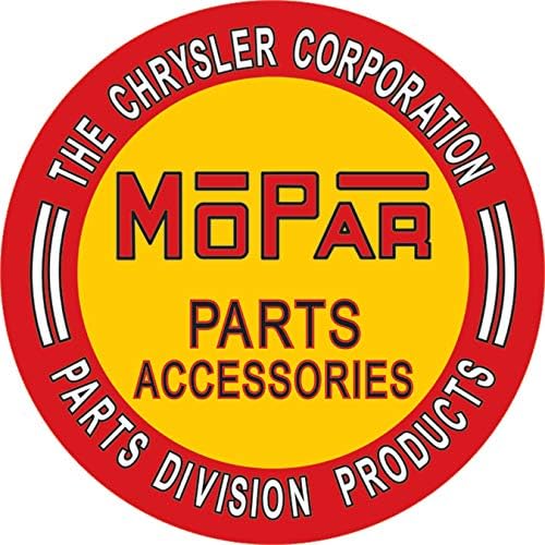 Desperate Enterprises Mopar Parts Accessories Tin Sign 11.75" Diameter