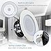 Pyle 3″ Bluetooth Flush Mount in-Wall in-Ceiling 2-Way Home Speaker System Built-in LED Lights Aluminum Housing Spring Loaded Clips Polypropylene Cone & Tweeter Stereo 200W, Set of 4 (PDIC4CBTL3B)thumb 4