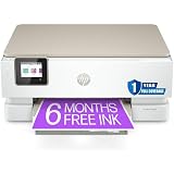 HP Envy Inspire 7255e Wireless Color Thermal Inkjet Printer, Print, scan, Copy, Easy Setup,Mobile Printing, Best-for-Home, Instant Ink (6 Months Included) (Renewed)