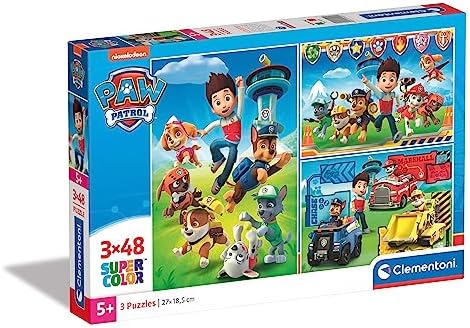 Clementoni - Super Color Puzzle Paw Patrol - 3X48Pcs price in Saudi ...