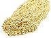 Andaz Press Mardi Gras Plastic Bead Necklaces for Birthday Favors and Table Centerpiece Decorations, Metallic Gold, 24-Pack