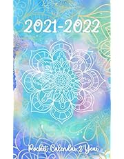 2021-2022 Pocket Calendar: 24-Month JANUARY 2021 - DECEMBER 2022 | Two-Year Monthly Planner for Purse | Small Agenda Schedule | Organizer Notebook | ... Watercolor Mandala Design (2-Year calendar)