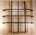 Large Speakeasy Grille, Window Grille, Forged Iron (sale price)