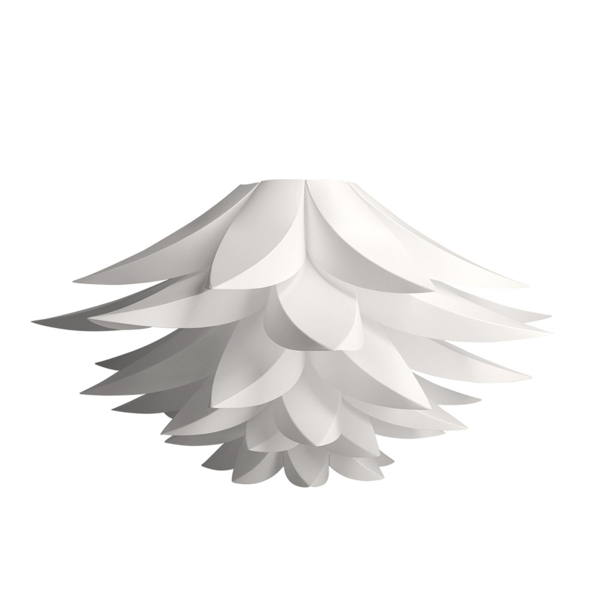 kwmobile Puzzle Pendant Lamp Shade Lotus Flower DIY Jigsaw Lampshade Kit for Hanging Ceiling