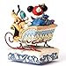 Jim Shore Disney Traditions Mickey and Pluto Laugh All The Way Musical Figurine