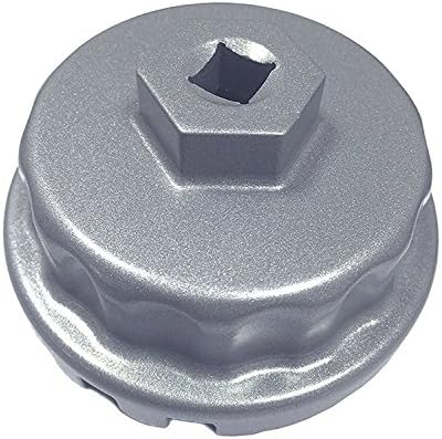 Alice Windowshop Engines Oil Filter Wrench 2.5L To 5.7L for Toyota Avalon Camry Highlander RAV4 Sienna Venza 4-Runner Tundra Fj Cruiser Sequoia Land Cruiser Lexus (Silver gray)