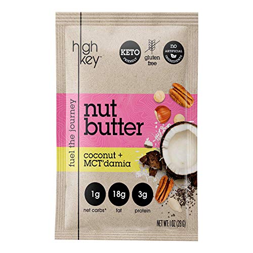 HighKey Coconut Nut Butter Keto Snack Macadamia, Pecan, & Hazelnut