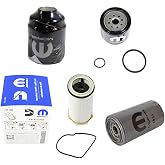 Mopar Genuine OEM Filters Bundle, Dodge Ram 6.7L Cummins Diesel Filter set; Fuel/Water Separator Filter Kit, Fuel Filter &amp; Engine Oil Filter. Fits 2013-2019 Ram 2500 and 3500