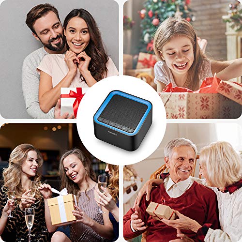 AVANTEK White Noise Sound Machine for Sleeping, 20 Non-Looping High Fidelity Soothing Sounds with 30 Levels of Volume, 7 Timer Settings and Memory Function