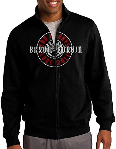 Men's Baron Corbin Logo Zip-Front Jacket Sweatshirt