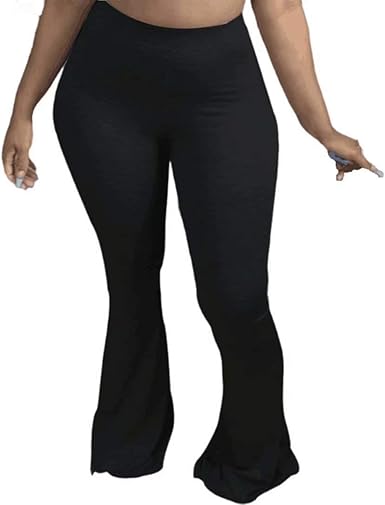 flared bottom yoga pants