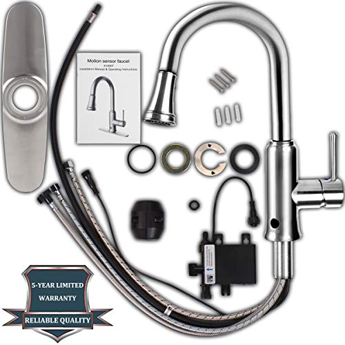 Touchless Kitchen Faucet,Soosi HandFree Sensor Single Lever Kitchen