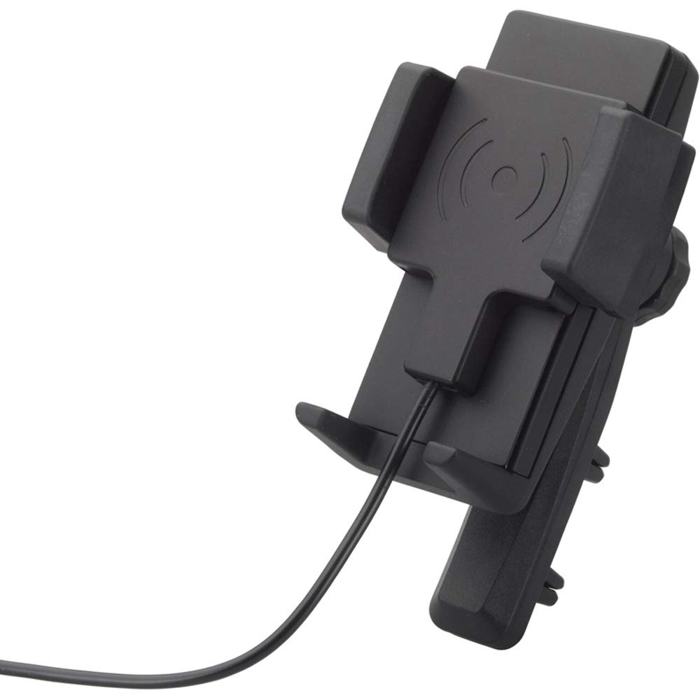 hr-imotion universal wireless charging Qi holder for smartphones with measures from 57mm - 86mm [Fast Charging I Designed in Germany I 360° rotatable I air vent] - 23511401