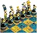 Simpsons Chess Set with Laminated fold-up playing board