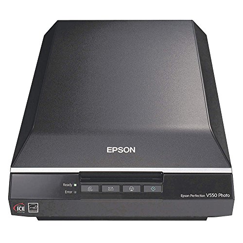 Epson Perfection V550 Photo Color Scanner, 6400 x 6400 dpi, 30 Sheet