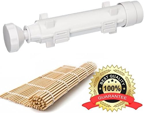 Sushi Set - Sushi Bazooka and Sushi Mat, Kitchen Appliance Machine Rice Roller Making Kit