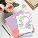 Unicorn Rainbow Birthday Invitations for Kids Party - 25 qty, DOUBLE SIDED Invites, Lavender Envelopes by Well Krafty