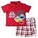 Sesame St Baby Boys' Knit Shirt and Woven Short 2 Piece Set