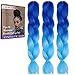 Emmet Jumbo Braids 60+ Colors Kanekalon Synthetic Box Braids African Hair Extension 100g/pcs, Hair Care Ebook Included (24
