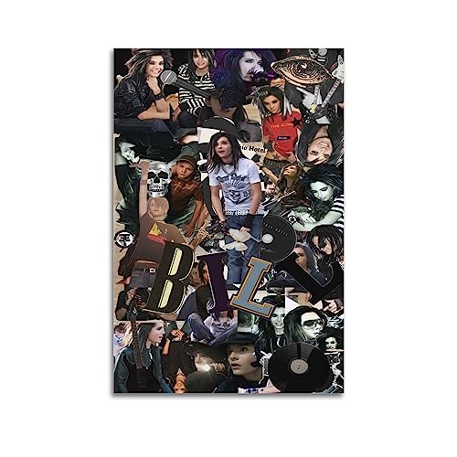 Tokio Music Hotel Poster vintage décoratif sur toile pour salon, chambre à coucher, style sans cadre, 20 x 30 cm