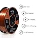 ERYONE Silk PLA Filament for 3D Printer, 1.75mm +/- 0.03mm, 1kg (2.1LBS)/Spool, Silk Copper