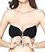 WEICHENS Butterfly Sticky Bra For Women Backless Strapless Dress Self Adhesive Push Up Silicone With Drawstring