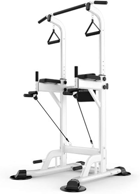 Amazon Co Jp 懸垂器具 懸垂マシン コンパクト 多機能懸垂マシン 調整可能ディップステーション ホームジムフィットネスステーション 150kg容量 Color 白 Size 90 97 230cm ホーム キッチン