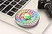 5 minutes Colorful Spinner Fidget Spinner Metal Material EDC Hand Finger Spinner for High Speed Relieving ADHD, OCD, Anxiety (Rainbow)