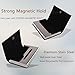 Professional Business Card Holder Leather Credit Card Case with Magnetic Stainless Steel Closure,2 Pack (Retro)