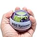 NSD Power Rainbow Lit Spinner Gyroscopic Wrist and Forearm Exerciser Featuring Multi-Light LED, Purple