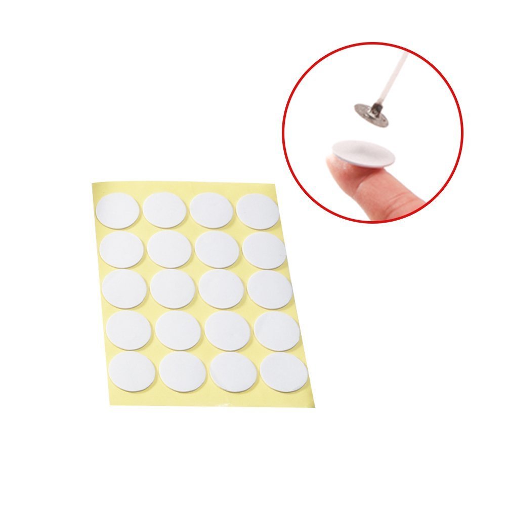 100 Pieces 8 Inch Natural Candle Wicks with Wick Stickers for Candle