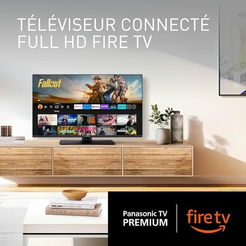 PanasonicTV-32S55AEZ, Série S55 32 Pouces Full HD LED Smart TV, 2024, Fire TV, HD Colour Engine, HDR, Contrôle Vocal Alexa, Mode Jeu, Lecteur Média, Expérience Visuelle Exceptionnelle