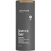 ATTITUDE Natural Deodorant, Aluminum-free, Odor Control & Long Lasting, Nourishing Ingredients, Castor, Jojoba Oils, Baking Soda-free, EWG Verified, For Men & Women, Peppermint & Sweet Orange, 3 Oz