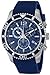 Nautica Men's N15103G NST 09 Stainless Steel Watch with Blue Silicone Band