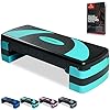 arteesol-Aerobic-Stepper-Fitness-Step-Exercise-Stepper-Adjustable-Step-Platform-for-Exercise-3-Height-Level-101520CM-max-250Kg-Anti-Slip-for-HomeGymOffice-Routines-Fitness-Traing arteesol Stepper, Aerobic Step Bench, Height-Adjustable Stepper with 3 Levels (10/15/20 cm) Fitness Workouts, Compact…