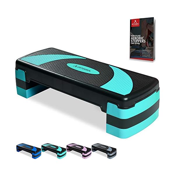 arteesol-Aerobic-Stepper-Fitness-Step-Exercise-Stepper-Adjustable-Step-Platform-for-Exercise-3-Height-Level-101520CM-max-250Kg-Anti-Slip-for-HomeGymOffice-Routines-Fitness-Traing arteesol Stepper, Aerobic Step Bench, Height-Adjustable Stepper with 3 Levels (10/15/20 cm) Fitness Workouts, Compact…