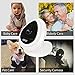 Wireless Security Camera, UOKOO 1280x720p Home Surveillance Wireless IP Camera with Night Vision/Two Way Audio White