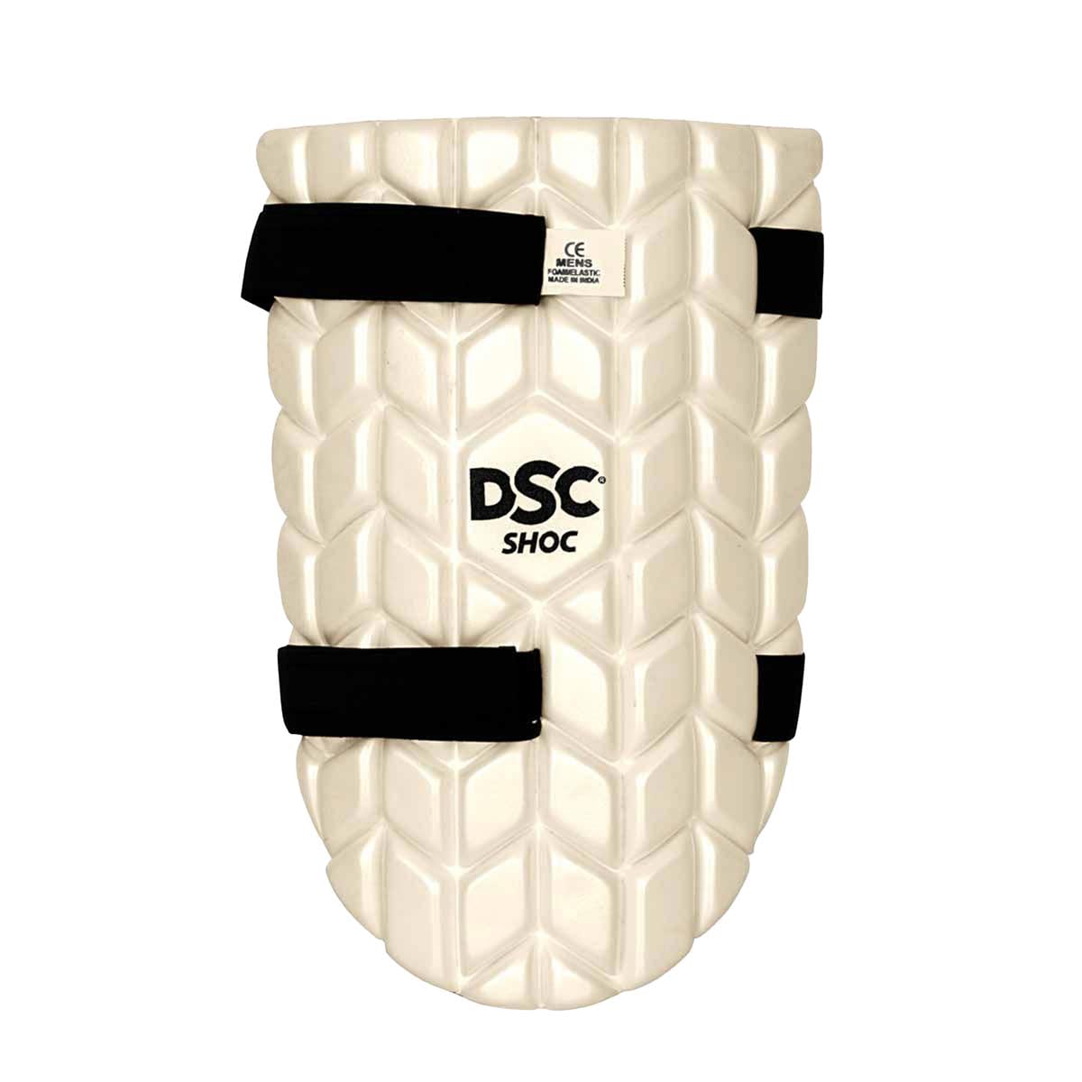DSC Intense Shoc Cricket Thigh Pad Youth Left, White