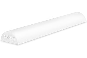 Yes4All Medium Firm Half Foam Rollers for Post-Workout Relaxation, 12/18/24/36 inch PE Foam Roll for Back Massage & Yoga Exer