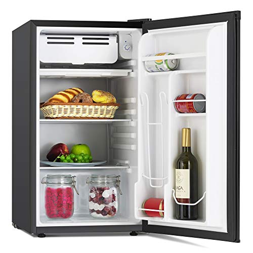 Kuppet Mini Fridge Reversible Door Compact Refrigerator for Dorm