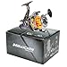 Isafish Spinning Fishing Reels with Front & Rear Double Drag Brake System for Left or Right Hand, Saltwater or Freshwater - Smooth Powerful (6000)