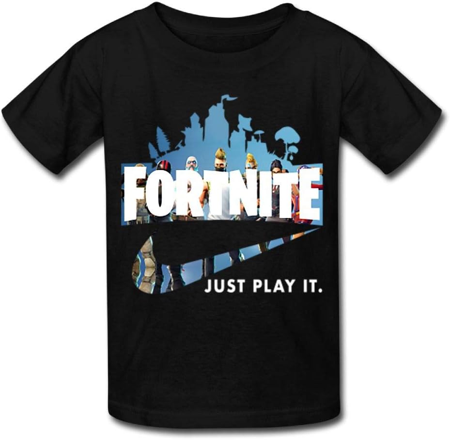Youth 3D Pattern Printed Fort-nite Short Sleeve T-Shirts Kids Casual Tees